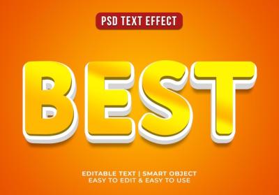 Best Editable 3D Text PSD Templates – Free Download