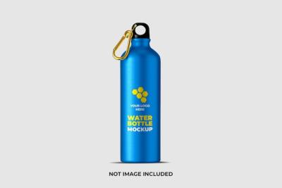 Realistic Water Bottle Mockup – Free Download