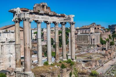 Ruins of the Roman Forum at Palatino Hill in Rome, Italy – Free Download