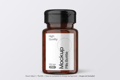 Pill Bottle Mock Up – Free Download