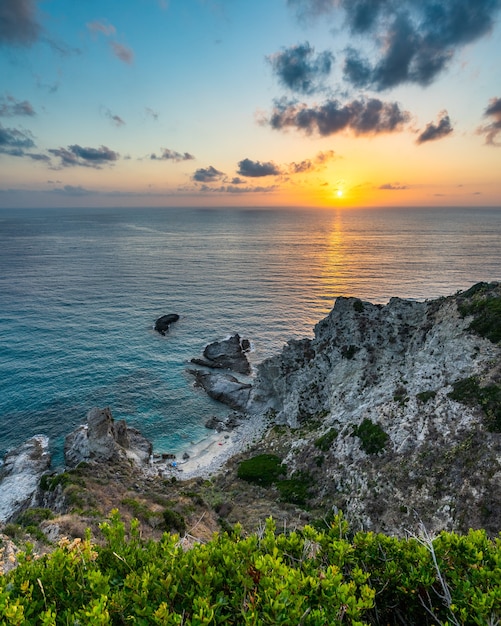 Stunning Sunset Over Capo Vaticano, Calabria, Italy – Free Download