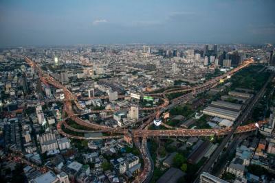 High Angle View of Cityscape Against Sky – Free Download