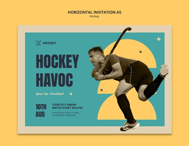 Hockey Template Design – Free to Download