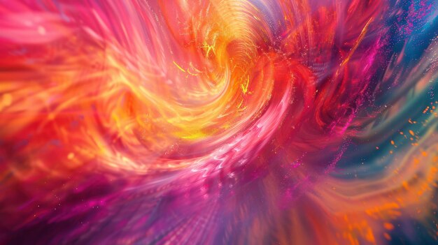 Vibrant Abstract Swirl Art – Free Download Colorful Chaos Stock Photo