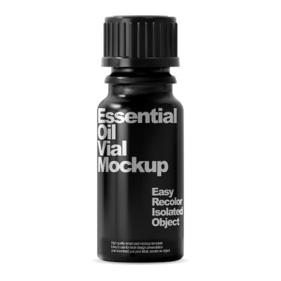 Glossy Essential Oil Bottle PSD Mockup – Download Free Stock Photo