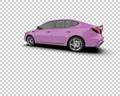 Realistic Car 3D Rendering Illustration on a Clean Background – Free Download