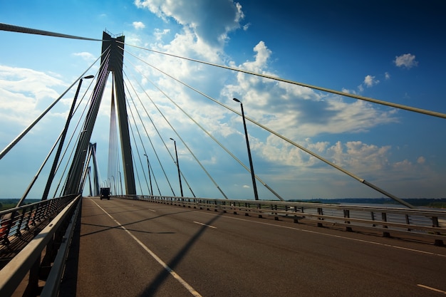 Murom Cable Bridge over the Oka River – Free to Download