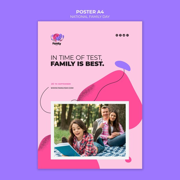 National Family Day Poster Design – Free Download