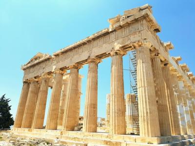 Low Angle View of the Parthenon on a Sunny Day – Free Stock Photo for Download