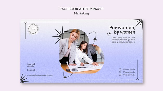 Facebook Marketing Strategy Template – Download Free Stock Photo