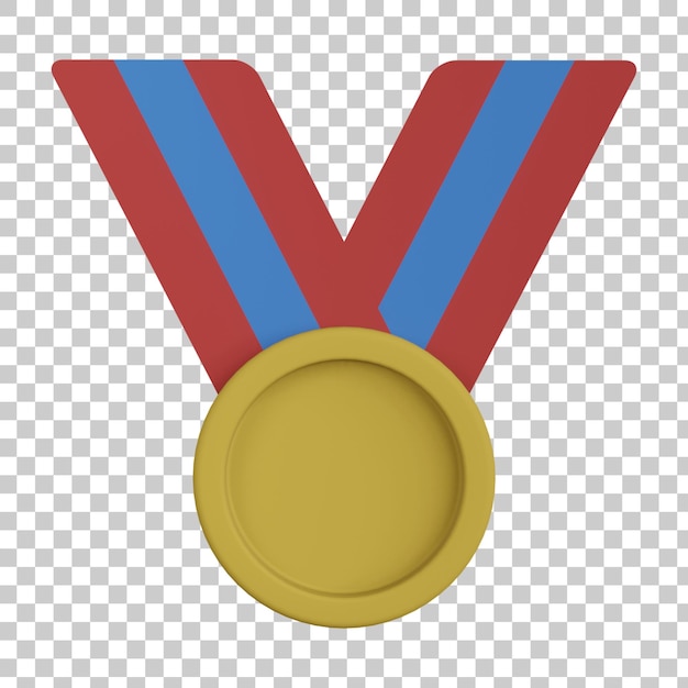 3D Render Illustration of a Medal – Free Download