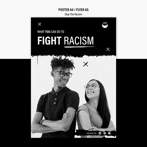 Stop Racism Poster Template – Free Stock Photos for Download