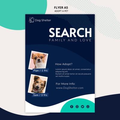 Adopt a Pet Flyer Template – Free Download