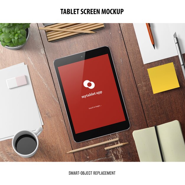 Tablet Screen Mockup – Free Download