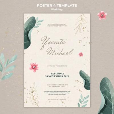 Wedding Poster Template – Free Download for Stunning Designs