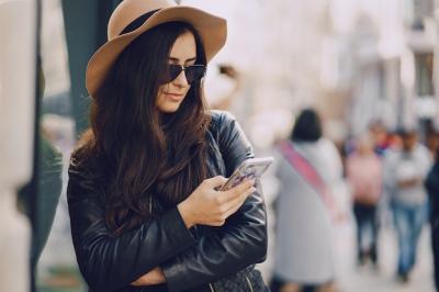 Girl with Phone in Istanbul – Free Stock Photo for Download