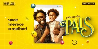 Happy Father’s Day Template Banner – Free to Download