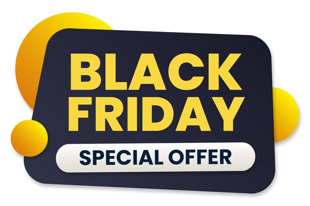 Black Friday Label Isolated – Free Download