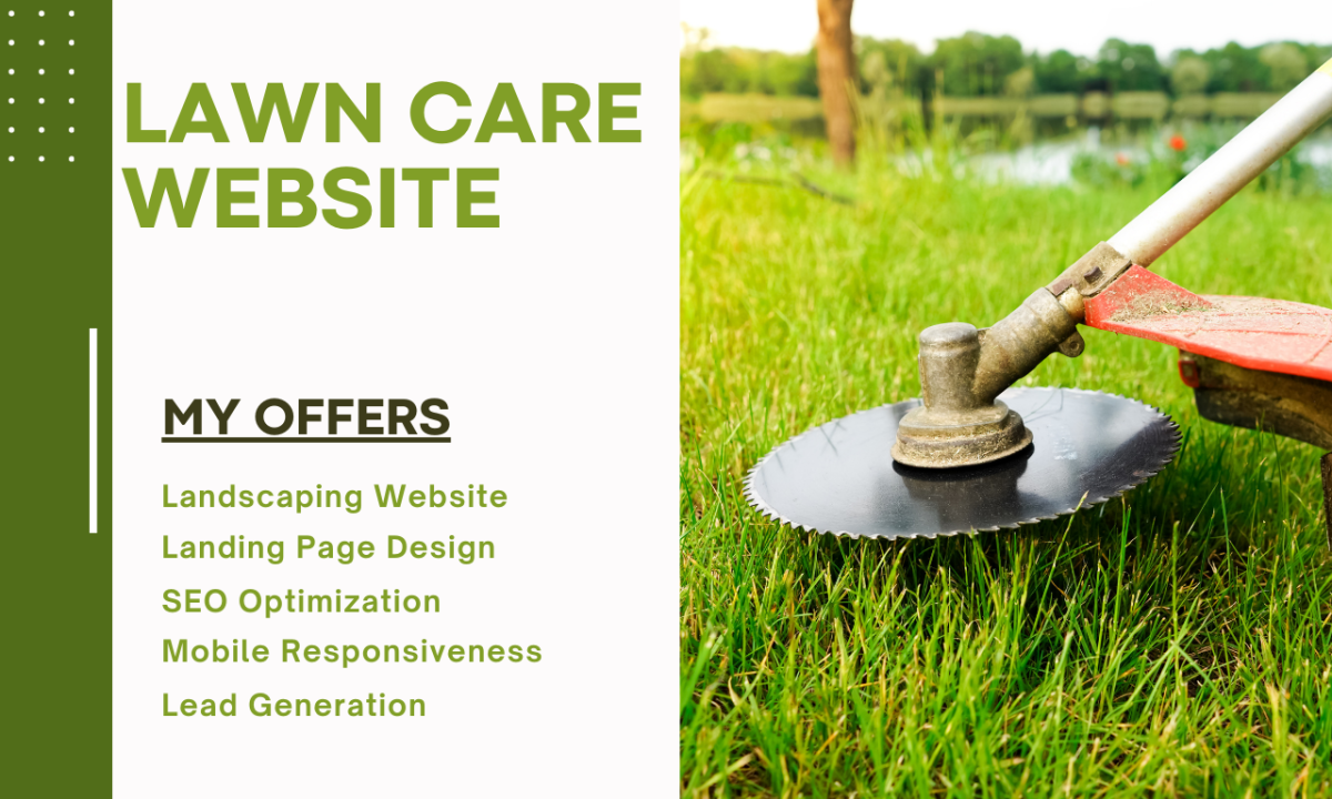 I Will Create Stunning Landscaping, Gardening, Lawn Care, and Swimming Pool Websites