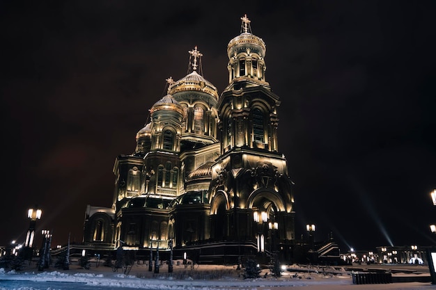 Orthodox Church in Winter – Main Temple of the Russian Armed Forces in Patriot Park | Free Stock Photo for Download