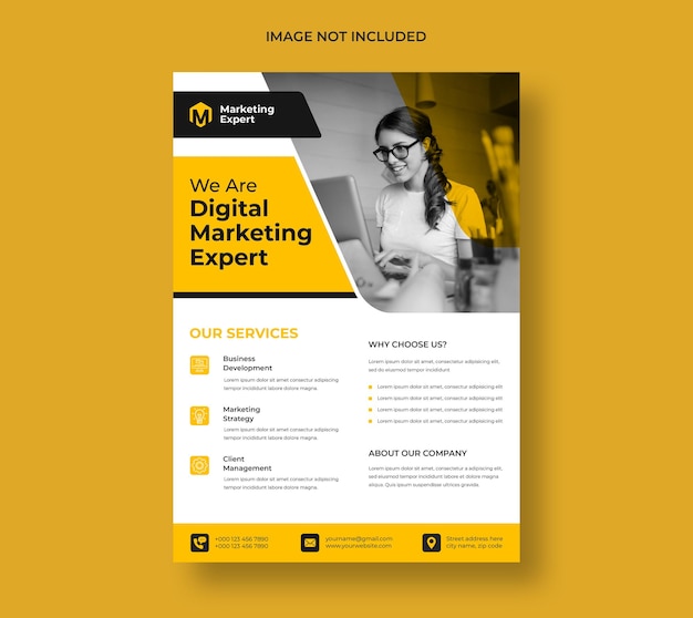 Modern Digital Marketing Agency Flyer Template – Free Download