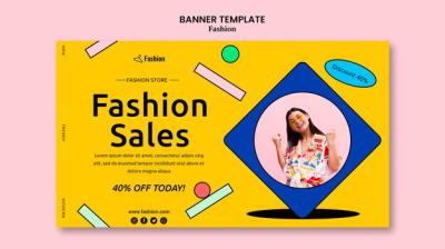 Fashion Sale Banner Template – Free Download, Download Free Stock Photo