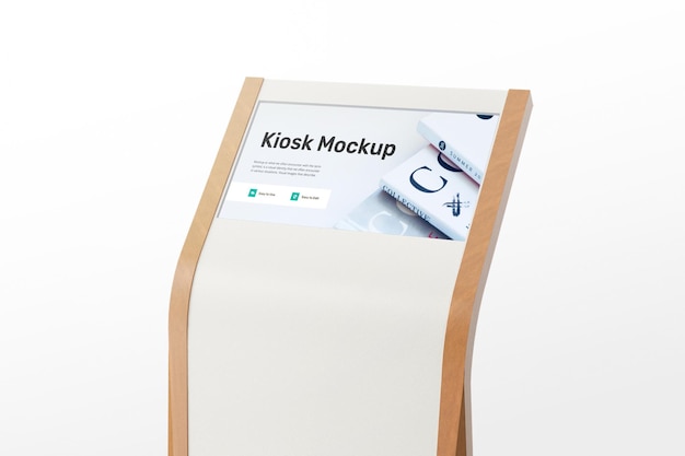 Kiosk Mockup PSD Template – Free Download