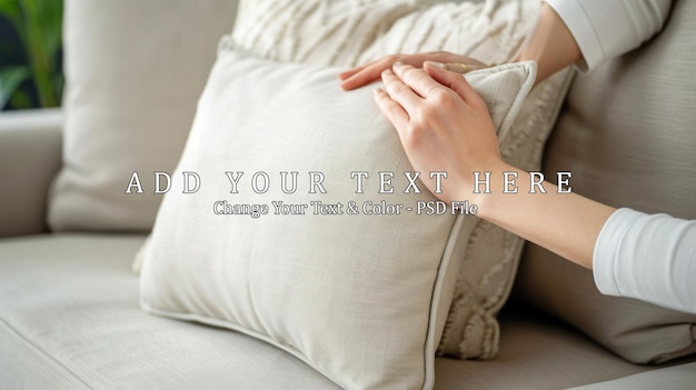 A Hand Resting on a Plush Pillow – Free Download, Free Stock Photo