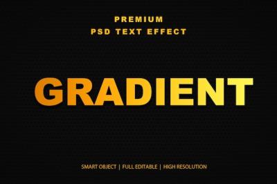 Gradient Editable Text Effect – Free Download, Download Free Stock Photo