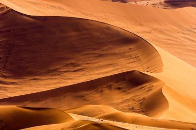 Stunning Orange Sand Dune Landscape at Namib Desert in Namibia – Free Download