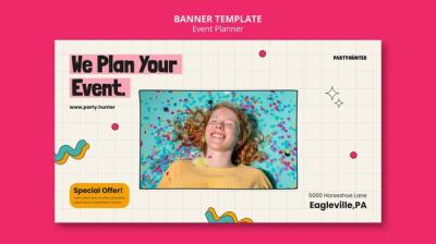 Event Planner Banner Design Template – Free Download