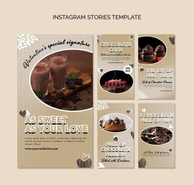 Chocolate Sweets Instagram Stories Collection – Free to Download