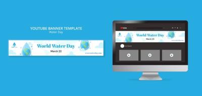 World Water Day Flat Design Template – Free Download