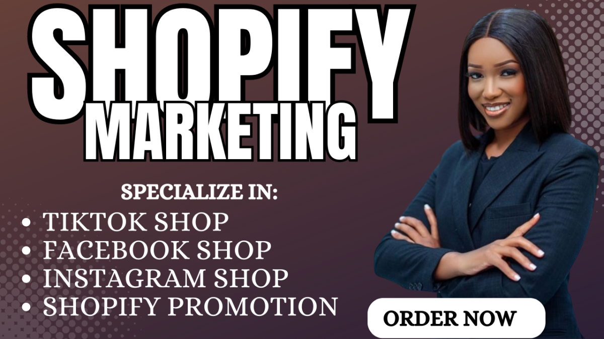 I Will Create Shopify Website Design and Redesign with SEO & Social Media Marketing