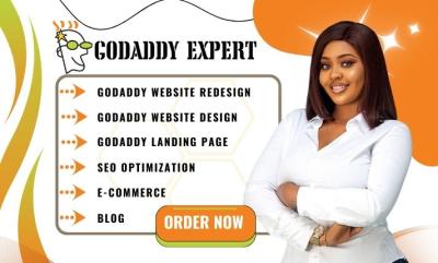 I Will Design a WordPress Website – GoDaddy Website Redesign & GoDaddy Website Design