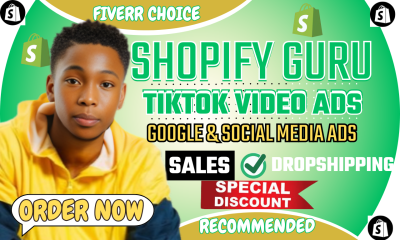 I Will Create Captivating TikTok Video Ads, Dropshipping Advertisements, Facebook Ads, and Set Up Google Ads for Your Business