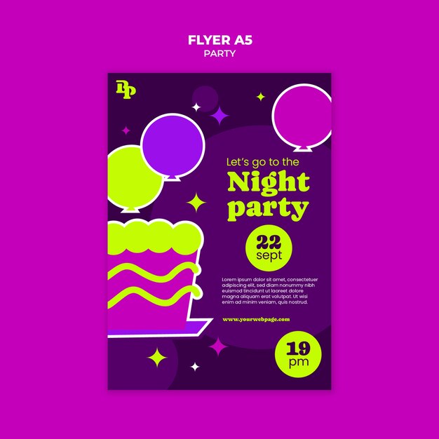 Party Template Design – Free to Download