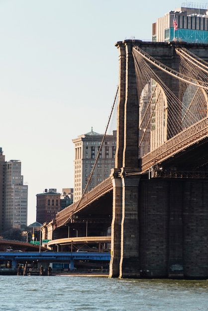 Brooklyn Bridge in New York – Download Free Stock Photo