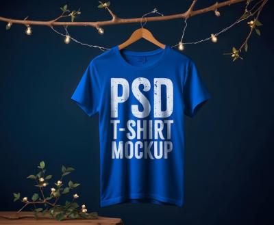 High-Quality T-Shirt Mockup for Fashion Designers – Free Download