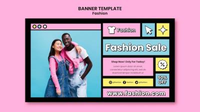 Fashion Sale Banner Template – Free Download