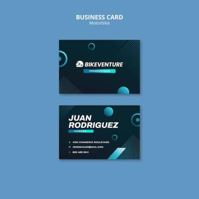 Motorbike Travel Business Card Template – Free Download