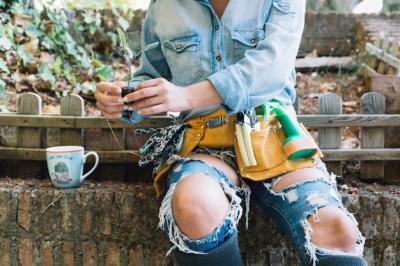 Woman Holding Seedling – Free Stock Photo for Download