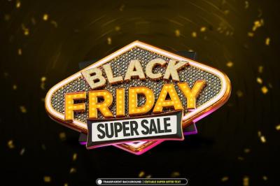 Black Friday Super Sale Banner – Free Download