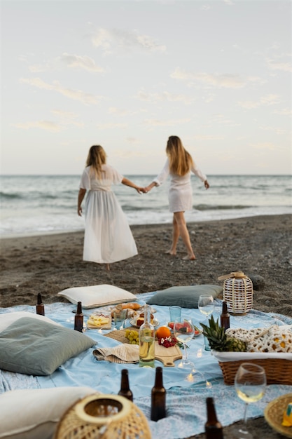 Women Enjoying a Beach Party – Free Stock Photo Download