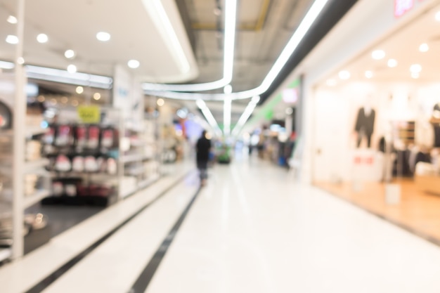 Abstract Blur Shopping Mall Interior – Download Free Stock Photo