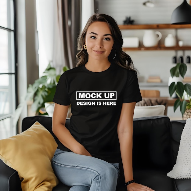 T-Shirt Mockup Collection: Stylish Options for Women and Sweatshirts – Free to Download