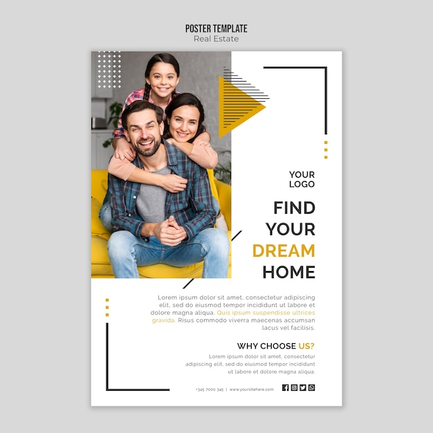 Real Estate Poster Design – Free Download