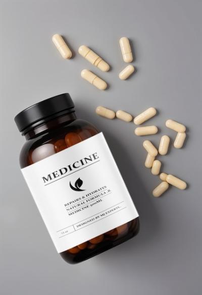 Medicine Bottle Mockup – Free Download