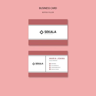 Botox Filler Template in Flat Design – Free Download