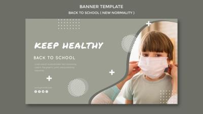 Back to School Banner Template Design – Download Free Stock Photo